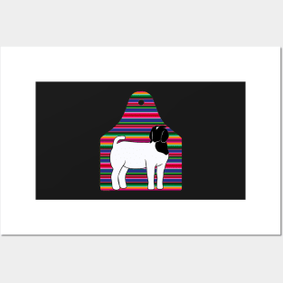 Serape Ear Tag - Market Doe - NOT FOR RESALE WITHOUT PERMISSION Posters and Art